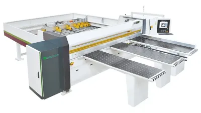 Circular de tăiat în pachet Nanxing NPC330 cu încărcare frontală pentru plăci PAL