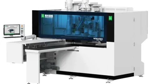 CNC de găurit pe 6 laturi Nanxing ND612D cu scanare cod de bare pentru panouri PAL