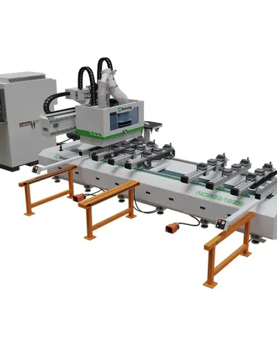 Centru CNC cu bare în 3 axe NCP3312Z2 Nanxing — vedere de ansamblu