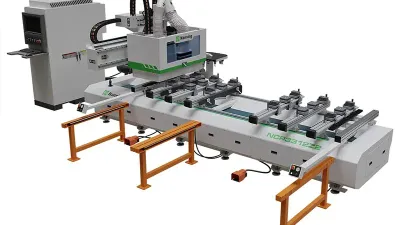 Centru CNC cu bare în 3 axe NCP3312Z2 Nanxing — vedere de ansamblu