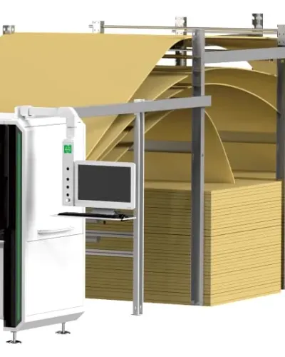 Mașină automată de produs cutii de carton pentru ambalare DM160 Nanxing — vedere de ansamblu