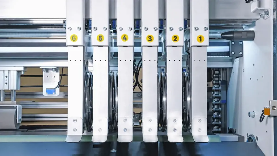 Mașină automată de produs cutii de carton pentru ambalare DM300 SERVO Nanxing — vedere de ansamblu
