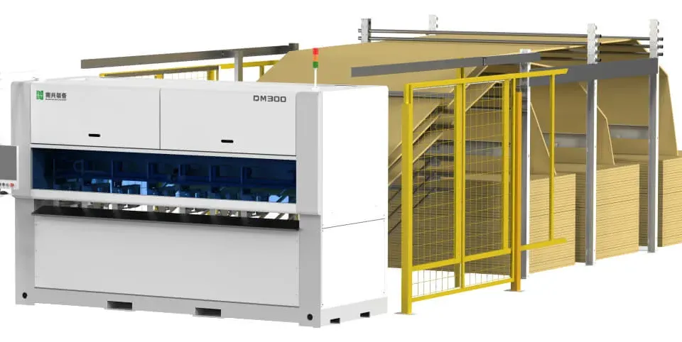 Mașină automată de produs cutii de carton pentru ambalare DM300 SERVO Nanxing — vedere de ansamblu