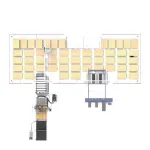 Sistem inteligent de stocare și manipulare automatizată a panourilor PAL/MDF IDEA FS-3012 — vedere de ansamblu — miniatură 3
