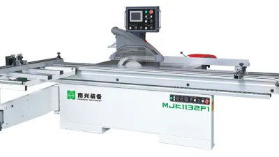 Circular cu masă mobilă și incizor cu CNC MJK1132F1 Nanxing — vedere de ansamblu