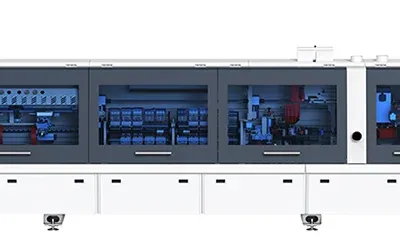 Mașină de aplicat cant softforming NB380 Nanxing — vedere de ansamblu