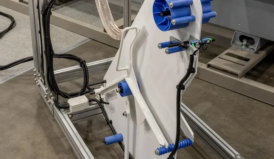 Mașină de aplicat cant softforming NB380 Nanxing — vedere de ansamblu