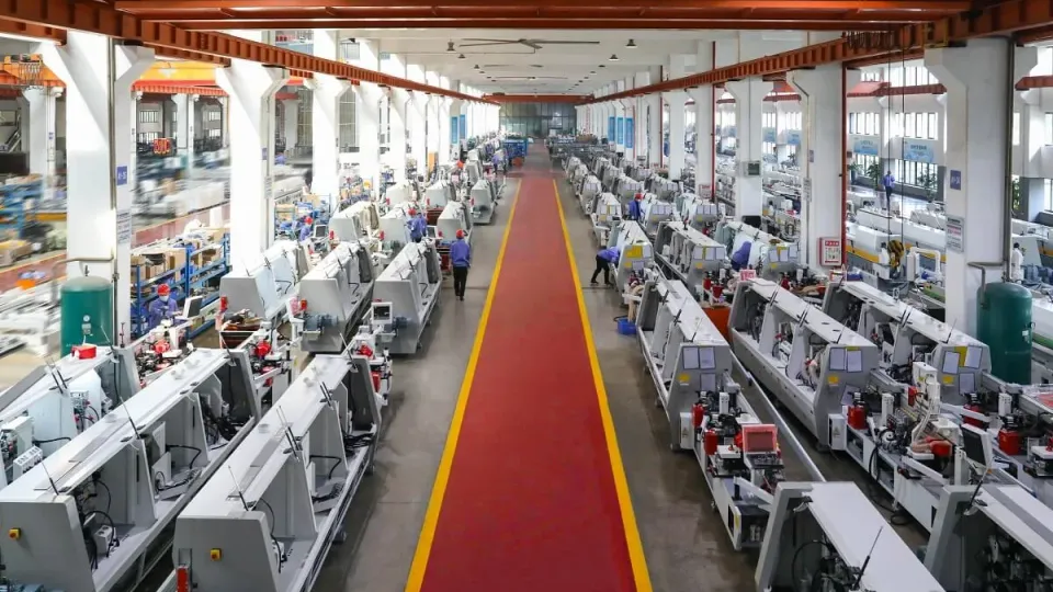 Mașină de aplicat cant softforming NB380 Nanxing — vedere de ansamblu