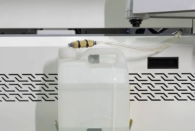 Mașină de aplicat cant softforming 45 grade NB380E Nanxing — vedere de ansamblu