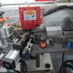 Mașină de aplicat cant softforming 45 grade NB380E Nanxing — vedere de ansamblu — miniatură 6