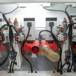 Mașină de aplicat cant softforming 45 grade NB380E Nanxing — vedere de ansamblu — miniatură 8