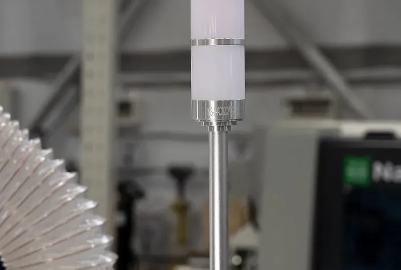 Mașină de aplicat cant softforming 45 grade NB380E Nanxing — vedere de ansamblu