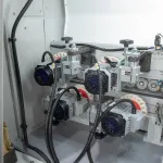 Mașină de aplicat cant softforming 45 grade NB380E Nanxing — vedere de ansamblu — miniatură 30