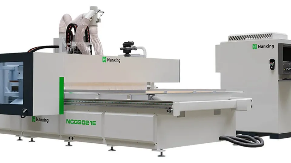 Centru de prelucrare CNC Nesting NCG3021E Nanxing — vedere de ansamblu