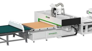 Centru de prelucrare CNC nesting NCG3021L(LL) Nanxing — vedere de ansamblu