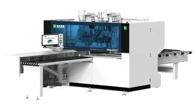 CNC de găurire pe 6 laturi cu axa C ND612CT Nanxing — vedere de ansamblu
