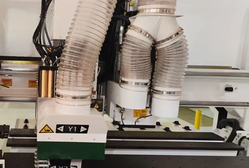 CNC de găurit pe 6 laturi compact ND612E Nanxing — vedere de ansamblu