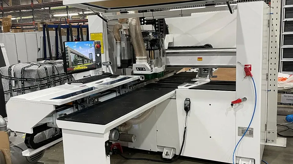 CNC de găurit pe 6 laturi compact ND612E Nanxing — vedere de ansamblu