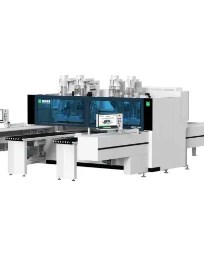 CNC de găurire pe 6 laturi cu 2 stații independente ND712D Nanxing — vedere de ansamblu