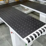 Circular de tăiat în pachet cu twin pusher și masă lift NPL380D Nanxing — vedere de ansamblu — miniatură 2