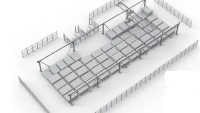Sistem inteligent de stocare și manipulare automatizată a panourilor PAL/MDF IDEA FS-3012 — vedere de ansamblu