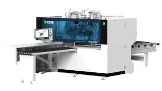 CNC de găurire pe 6 laturi cu axa C ND612CT Nanxing — vedere de ansamblu